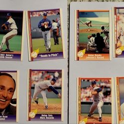 NOLAN RYAN HOF BASEBALL TRADING CARDS 12 EA ASSORTED 