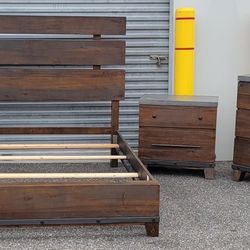 (DELIVERY Or 600 U Pick UP) American Furniture Queen Bedroom Set 