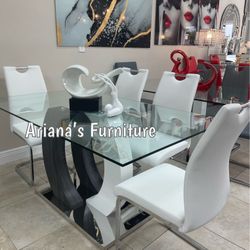 New Dining Table Set 63x35