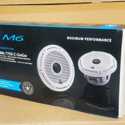 Marine Water Resistant 2-Way Coaxial Speaker Set 7.7" M6 Series 200 Watts Speakers 🚨 Payment Options Available 🚨 No Credit Needed 🚨 