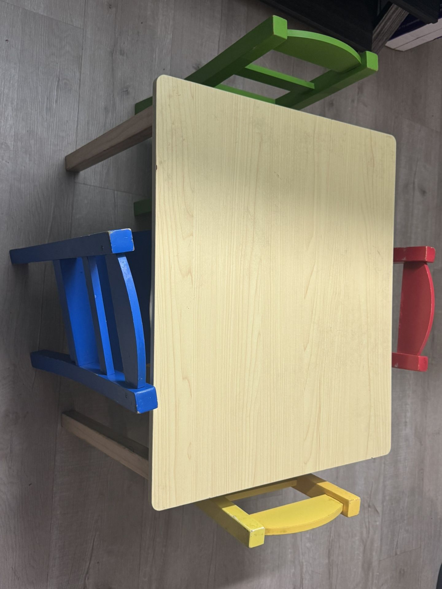 4 Chair Kids Table