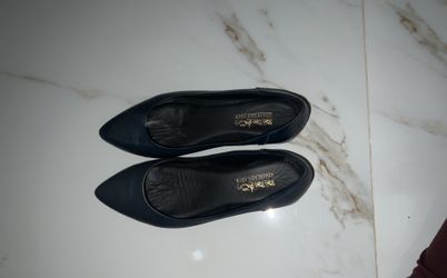 Coach Ballet Flats Navy Blue
