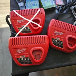 Milwaukee M12 Chargers $5 Each