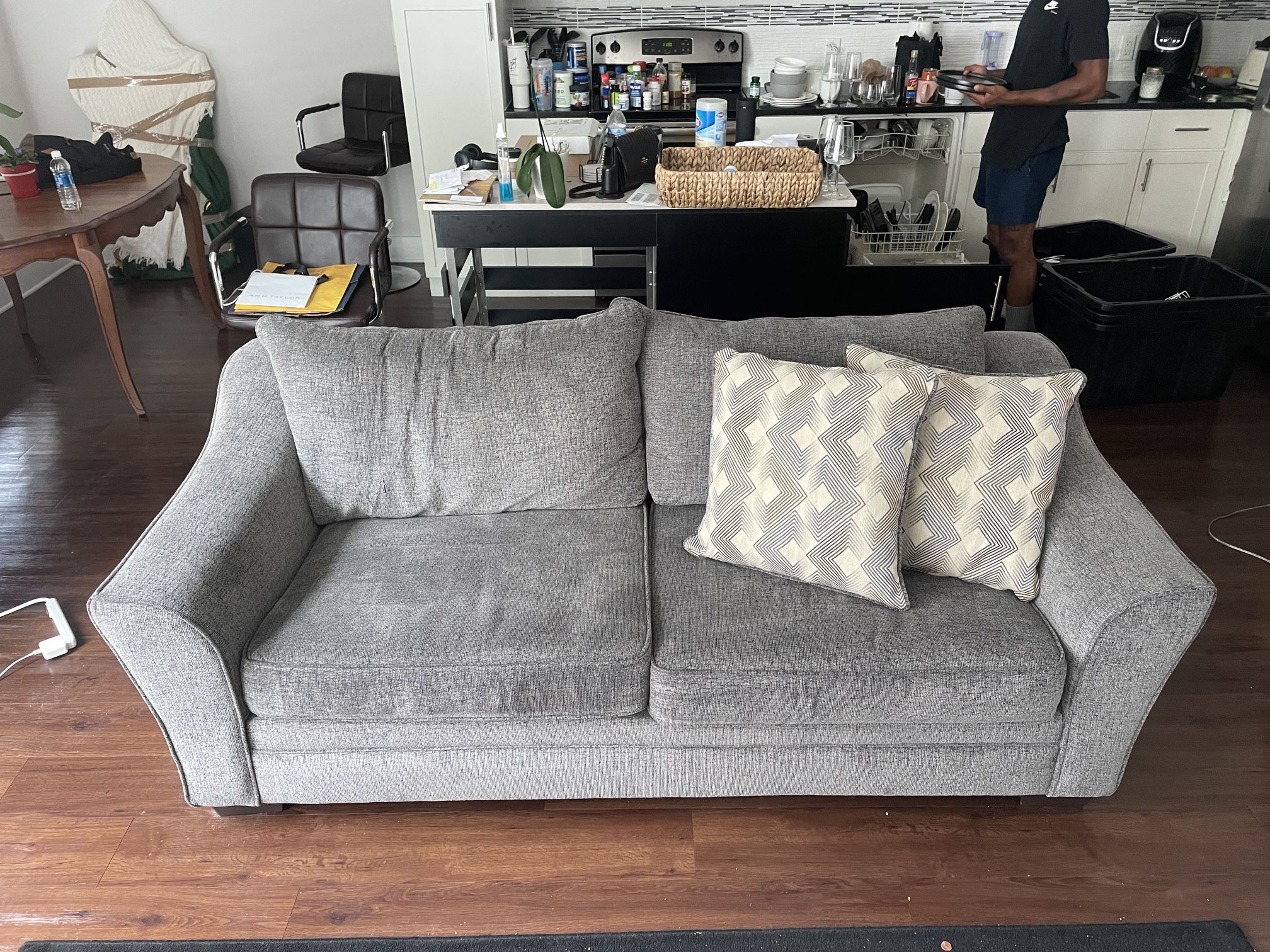Gray Sofa Sleeper Couch