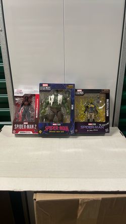Marvel/ Marvel legends/ spider man/ miles morales/ hulk/ electro/ Hasbro