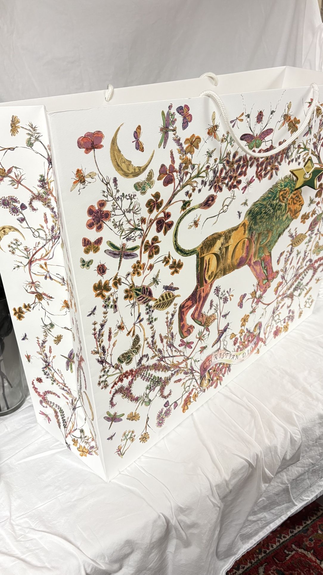 Christian Dior Floral Lion Print