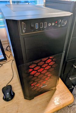 Gaming PC: RTX 5060, Ryzen 7 5800X, 32GB RGB DDR4, 2TB Gen4 NVMe SSD,  B550m Mobo w/WiFi6+BT, RGB CPU Fan, Logitech Mouse+KB, Win11 Pro
