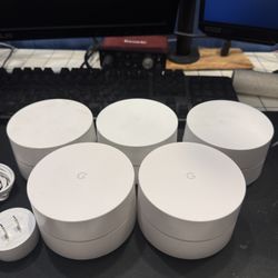 Google Nest Routers 2 USB C And 3 Non USB C 