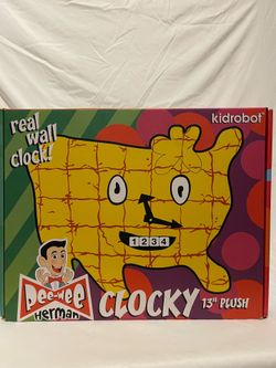 Peewee Herman 13” Plush Clock