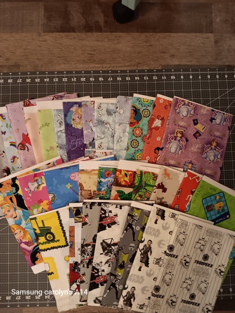 30 Childrens Print Fat Quarters Fabric
