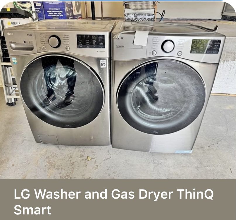 LG Washer And Dryer 