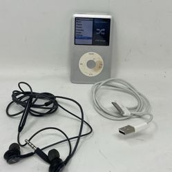 APPLE IPOD CLASSIC 160GB 7TH GENERATION SILVER WORKING MC293LL A1238 Check Photo