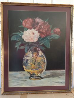 Large Vase of Flowers Picture