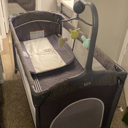 Bassinet , Changing Table ,  And Play Bin