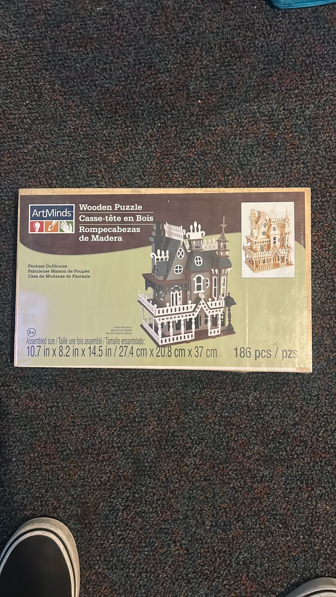 186 Pcs Wooden Puzzle !