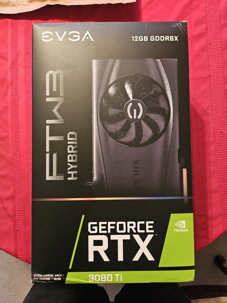 3080ti EVGA Hybrid FTW3 Graphics Card