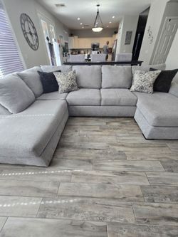 Grey Broyhill Sectional