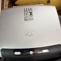George Forman’s Lean Mean Fat Grilling Machine, Good Condition