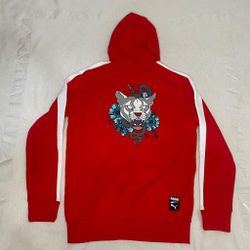 Puma Red Graphic Hoodie