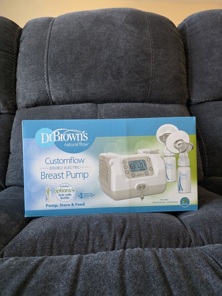 Dr. Brown's Custom Flow Hospital Strength Double Electric Breast Pump with Adjustable Settings