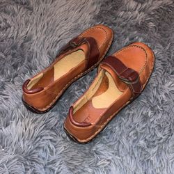 Brown Leather Loafers 