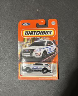 NYPD Police Car Matchbox