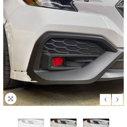 Wrx VB Fog Light Red Overlay