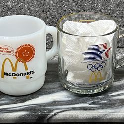 Vintage 1984 McDonald’s  Good Morning  &  Vintage 1984 McDonald’s Los Angeles Olympics, Collectible