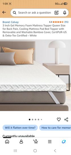 New queen mattress topper