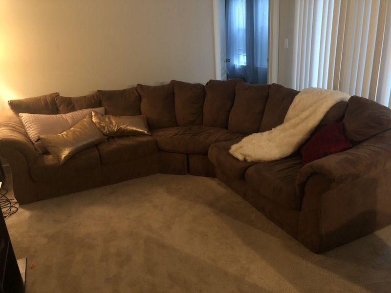 Large tan Sectional