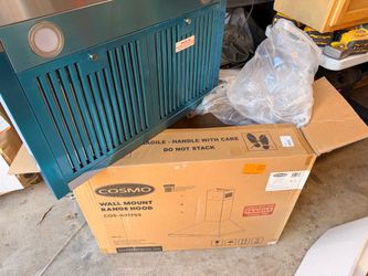 New kitchen wall mount range hood vent