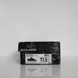 DVS Jeron Wilson Wilson 4 Black Leather Size 11.5 Shoes