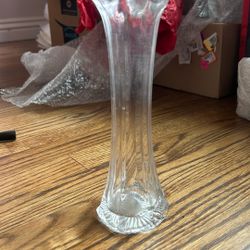 Vintage glass vase