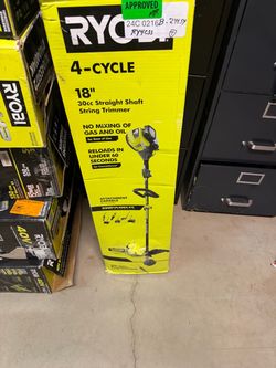 Ryobi 4-Cycle 18" 30cc Straight Shaft String Trimmer