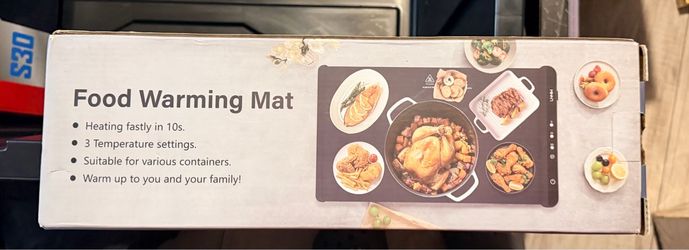 Plate warmer mat