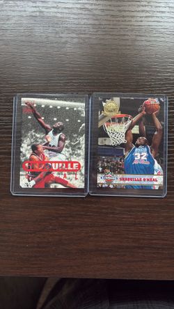Shaquille O’Neal cards and other basketball cards