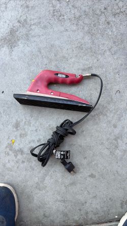 Carpet heat iron