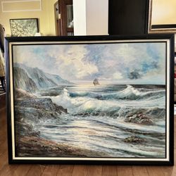 ORIGINAL Canvas Painting Large Wall Art 🖼️ 