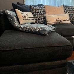 Nice Dark Grey Couch