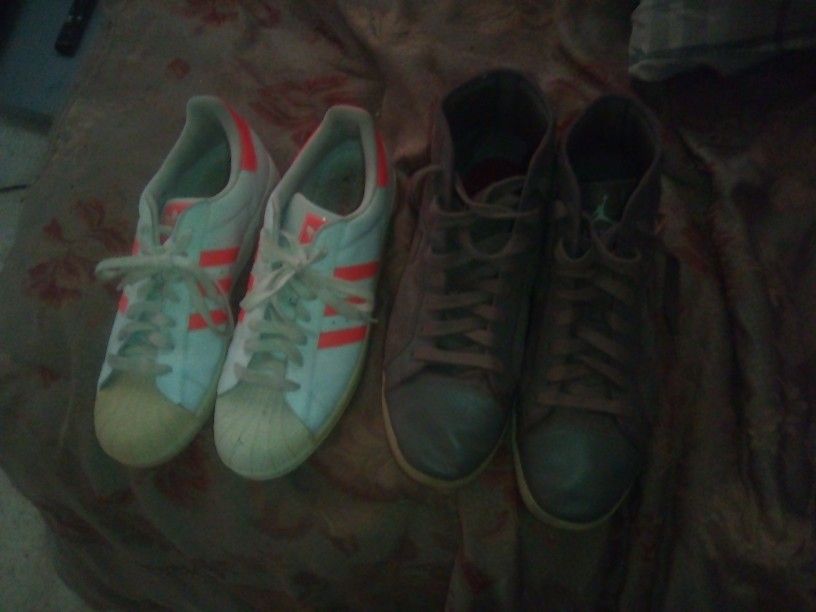 Addias And Nike Air Jordans 