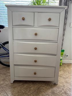 White dresser