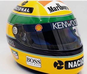 ** 1993 F1 LEGEND - Ayrton Senna Honda McLaren Replica Helmet **