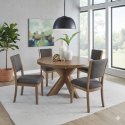 COSTCO Zealand 54” Dining Table + 4 Chairs – Like New | Ocoee Pickup