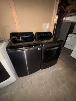 Lg Washer And Dryer Set On Good Working Condition