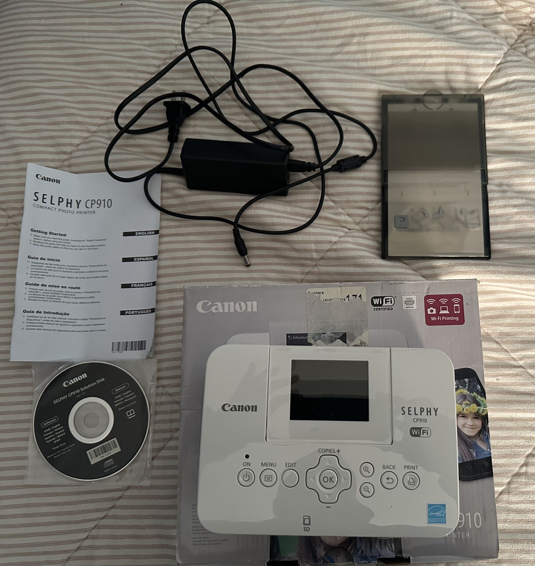 Canon Selphy CP910 compact photo printer