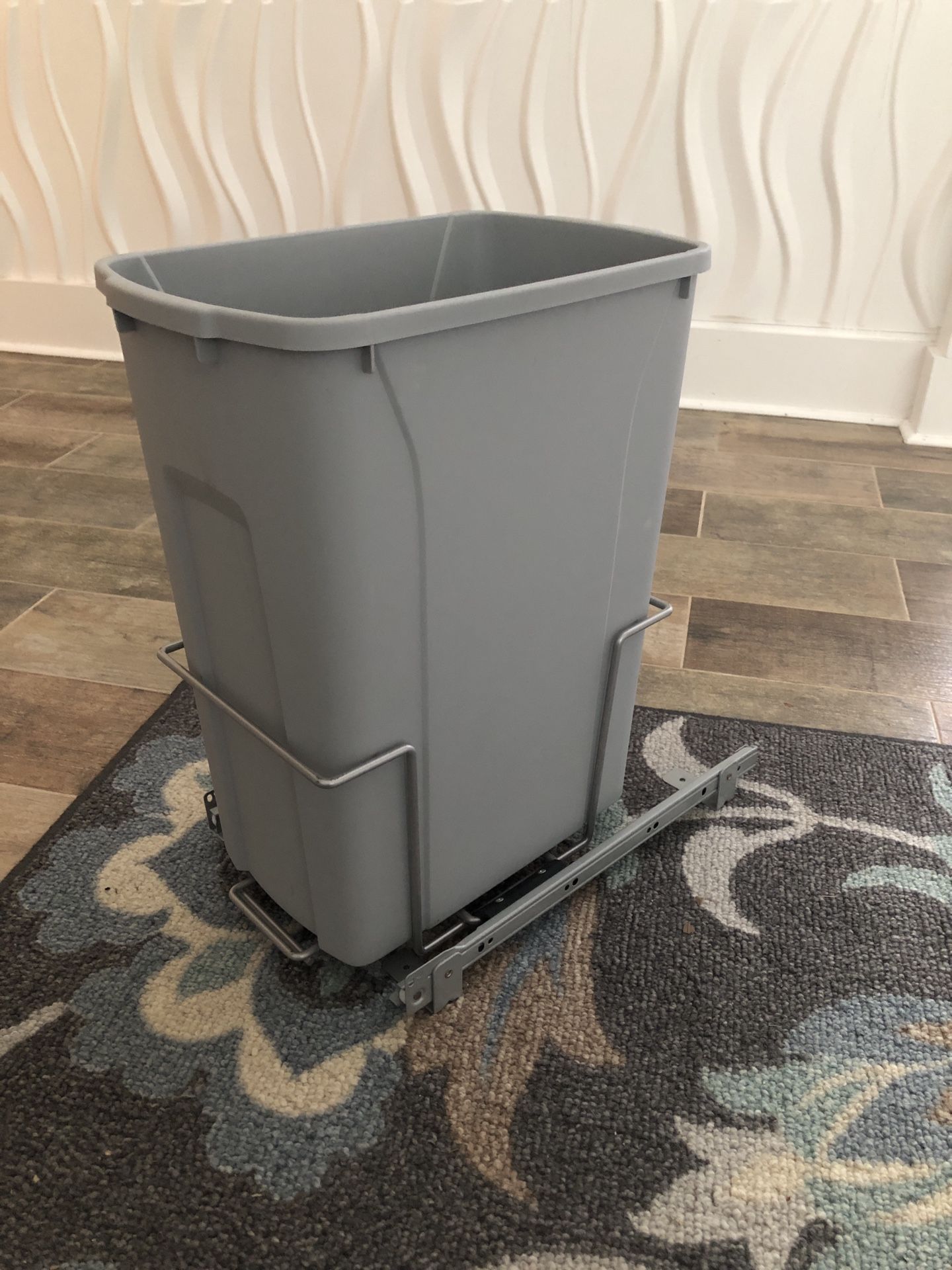 Pull-Out Trash Bin For Kitchen Or Office