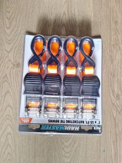Ratcheting Tie Downs (4 Pack)