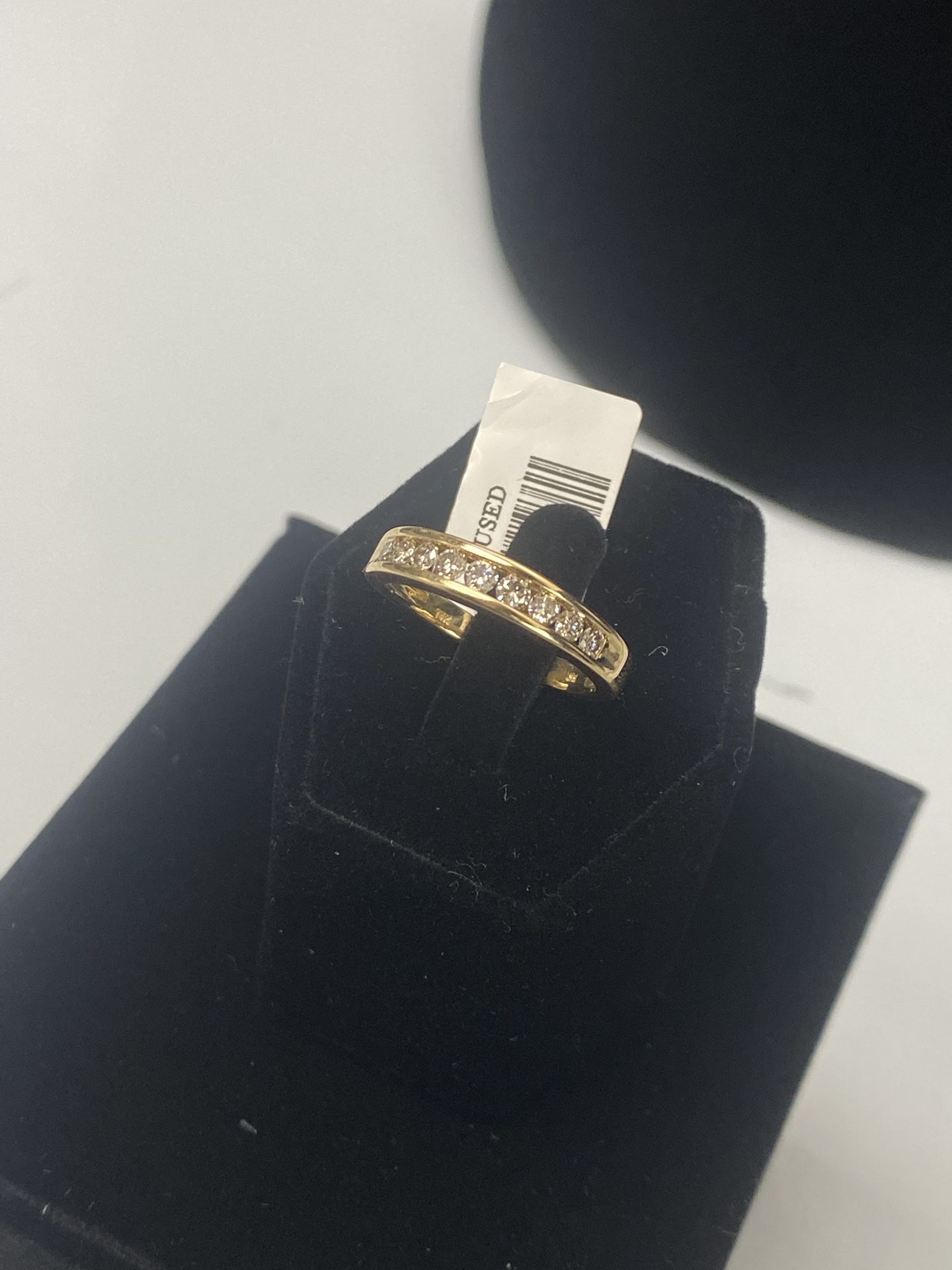 14k .50ctw Diamond Wedding Ring Size 7.75