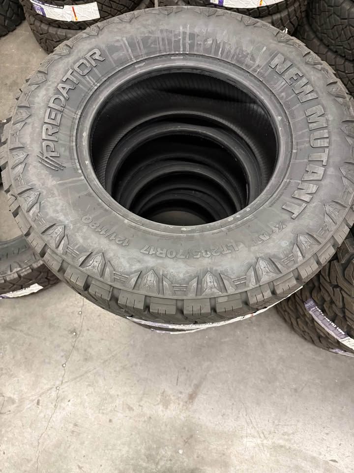 (4) LT 285-70-17 Predator Mutant X-AT 10 ply Free install Financing available