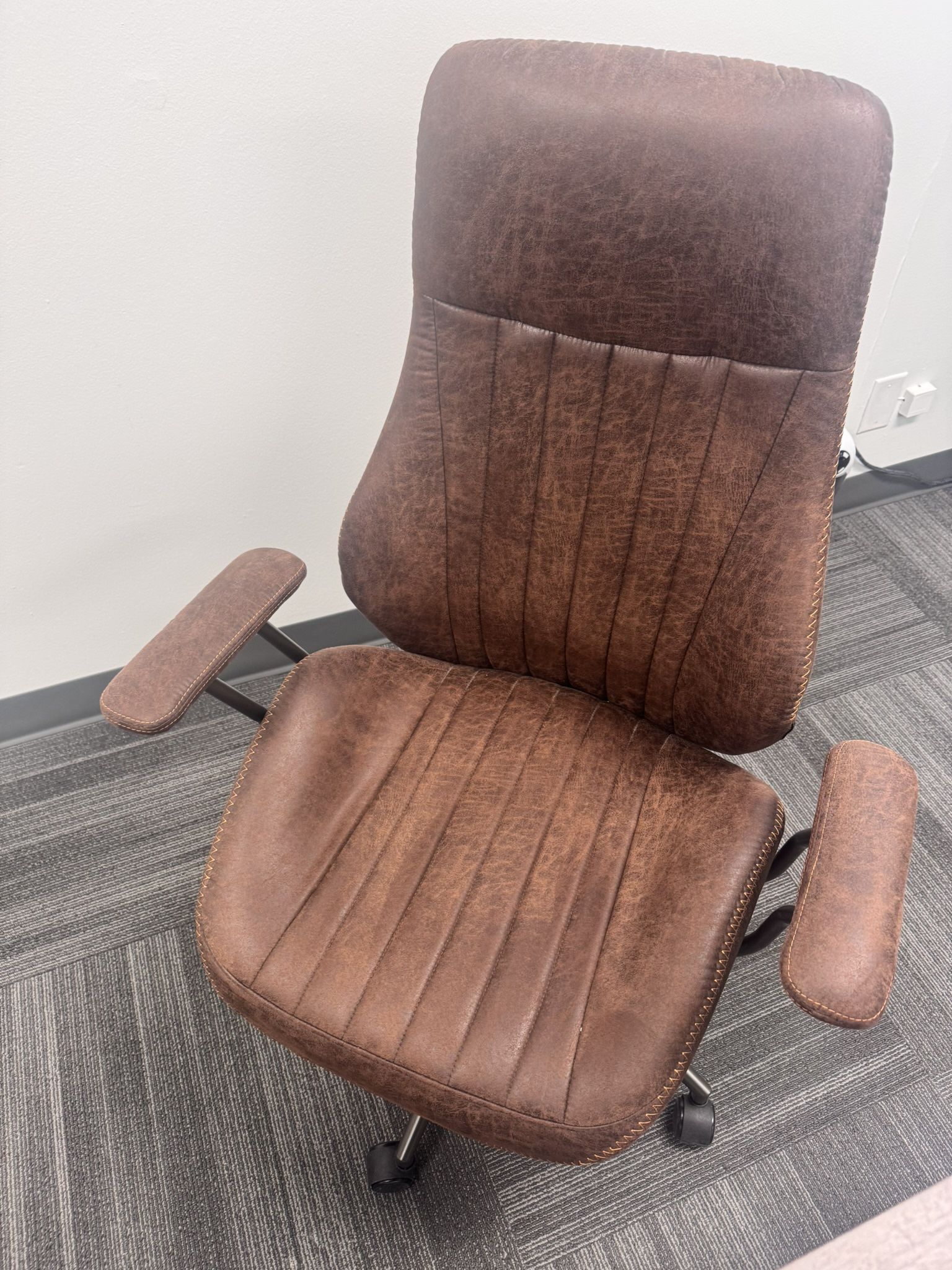 Pottery Barn Leather Office Chair